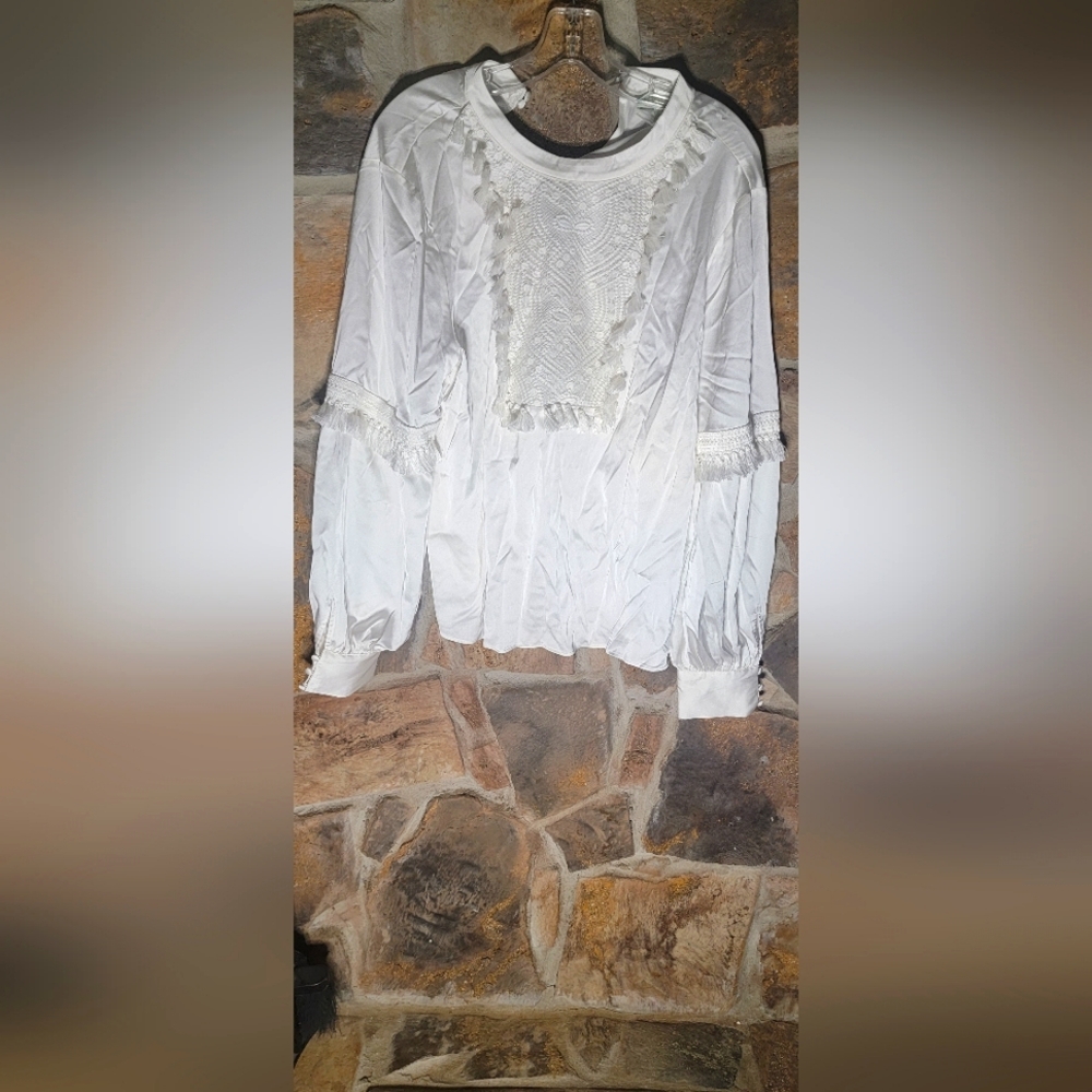 Rye grass pale ecru hobo top